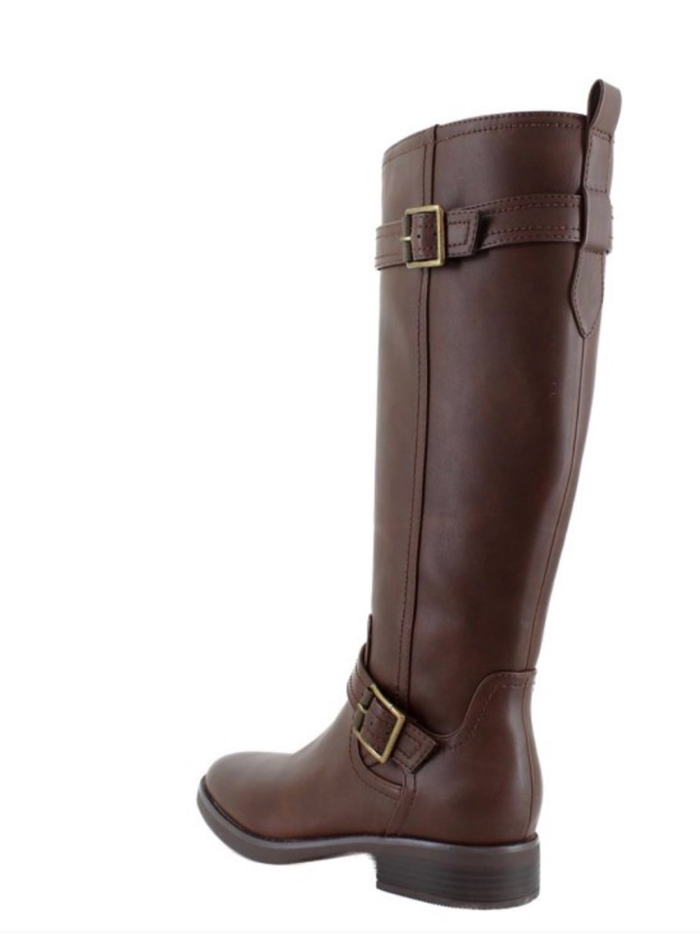 Naturalizer Tiernan Women's Brown faux leather Tall Buckle Riding Boots 9.5 NEW - Picture 3 of 12